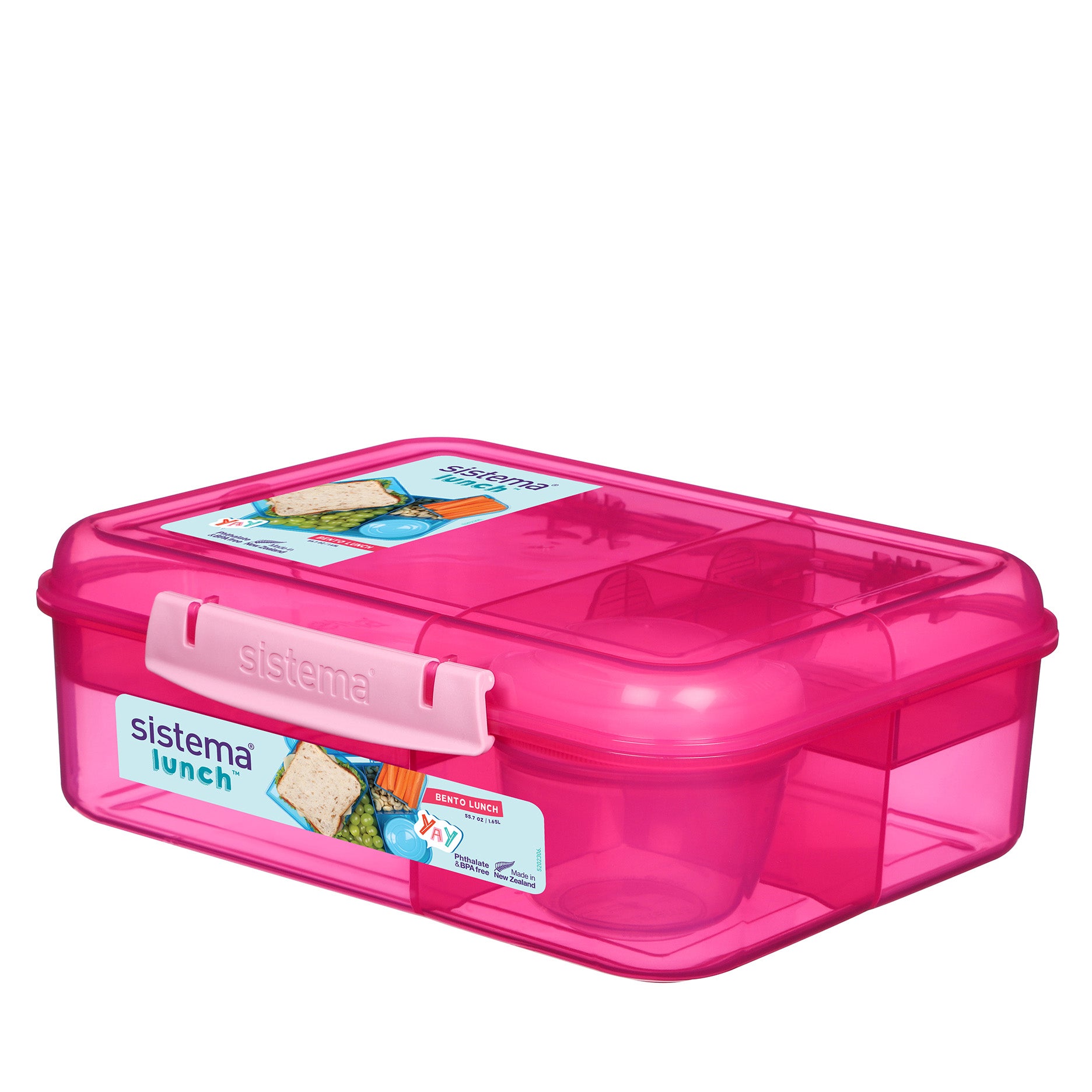Bento madkasse 1,65 L pink